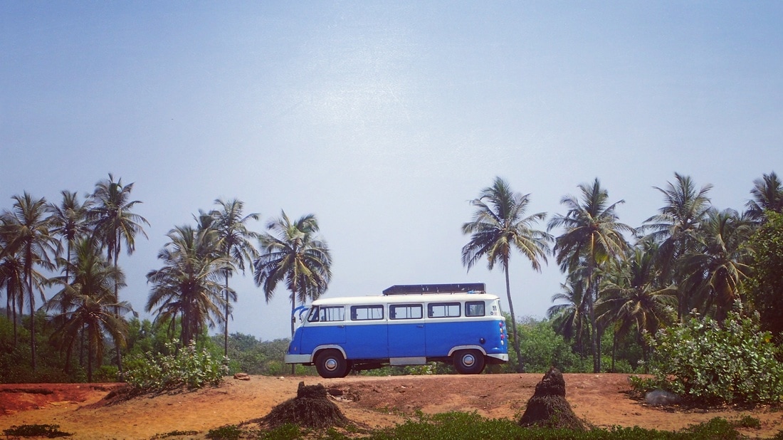 VW stretch campervan Goa